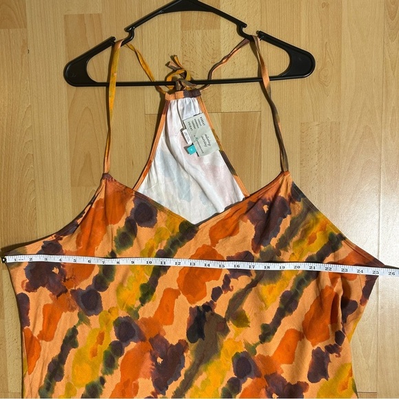 Anthropologie Orange and Black Maxi Dress - Picture 13 of 14